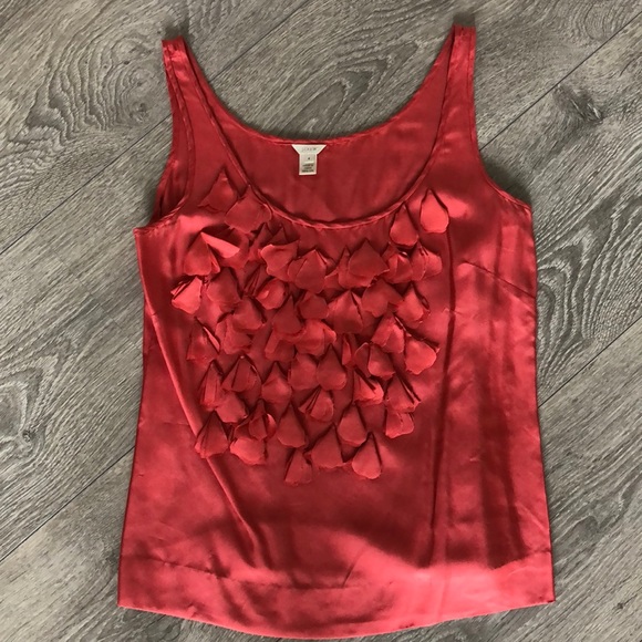 J. Crew Silk Floral Tank Size 4 - Picture 1 of 5